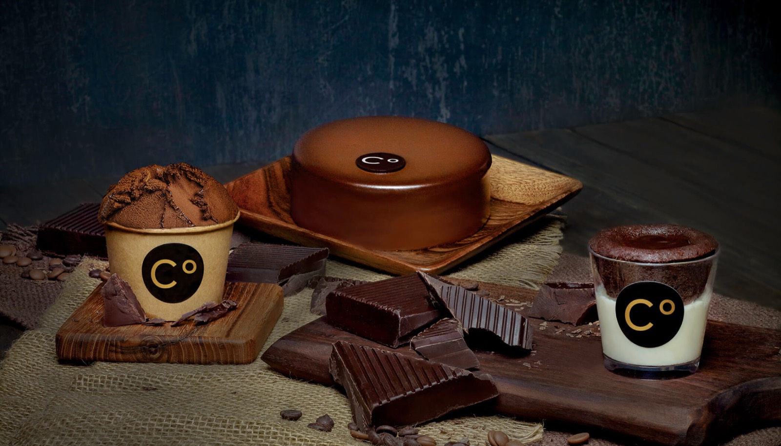 Chocolate Origin のチョコレートデザート