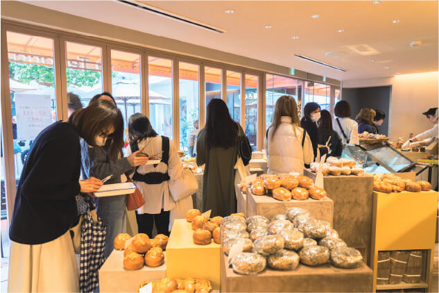 自由が丘店の店内の様子